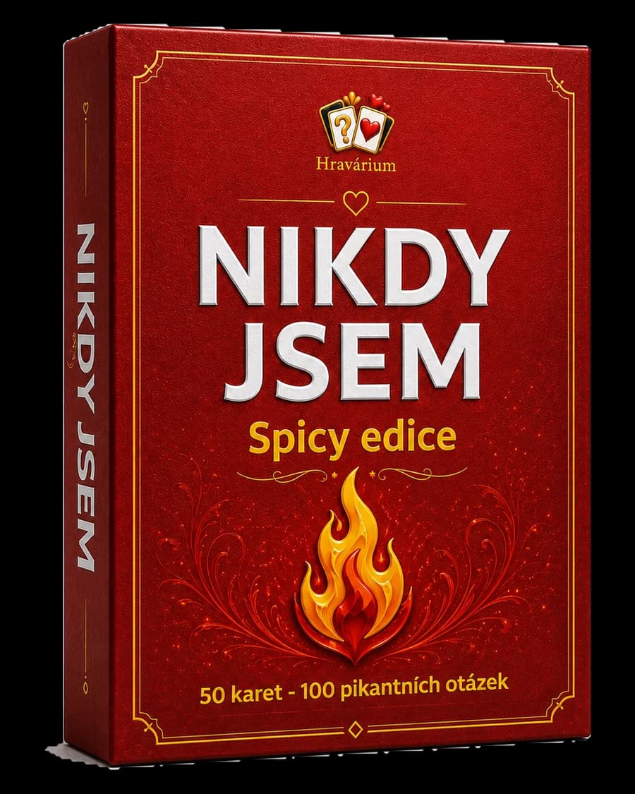 Krabička hry Nikdy jsem – Spicy edice